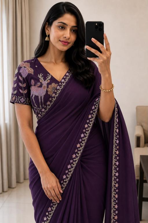 Vastrangan rangoli silk surat mein saree